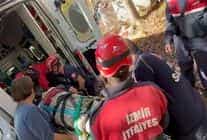 12 metrelik kuyudan itfaiyenin mudahalesiyle kurtarildi