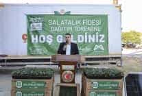 Aydıncık’ta Üreticiye Fide ve Güneş Paneli Desteği Başladı