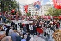 balcovada cumhuriyetimizin 102 yili etkinlikleri bugun sabah saatlerinde basladi