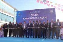 baskan altay 102 milyon lira bedelle celtike kazandirilan kapali pazar yerinin acilisini yapti