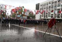 baskan vekili ozdemir celenk sunma torenine katildi