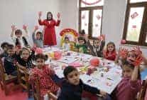 nevsehirde cocuklara yonelik cumhuriyet bayrami etkinligi