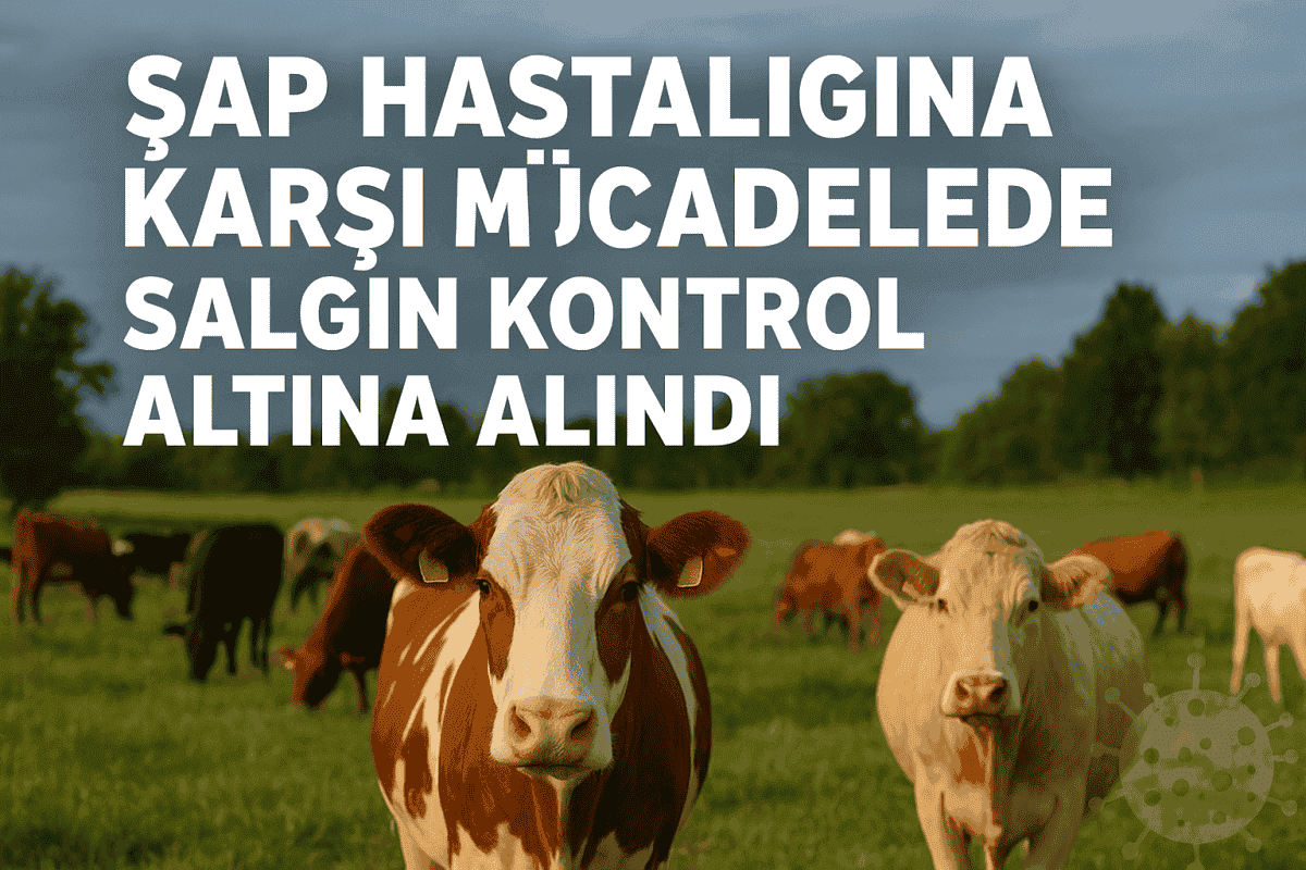 Şap Hastalığına Karşı Mücadelede Salgın Kontrol Altına Alındı!