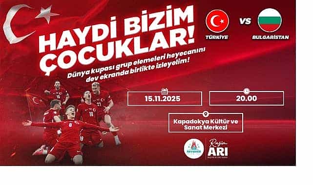 a milli takimimizin iki macini da dev ekranda seyrediyoruz