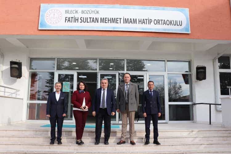 Bozüyük’te Eğitim Kurumlarına Destek Ziyareti