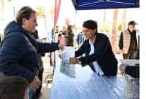 baskan cercioglu binlerce fideyi didimliler ile bulusturdu