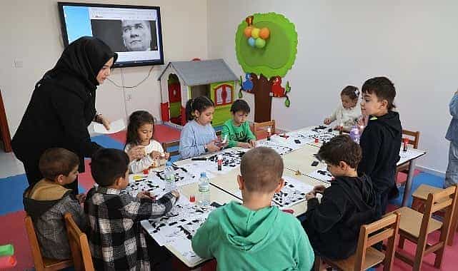 cocuklara ozel ara tatil etkinlik atolyesine 30 cocuk katildi