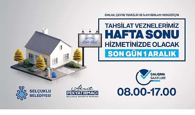 emlak ve cevre temizlik vergisi odemelerinde son gun 1 aralik