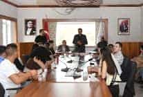 erasmus ogrencilerinden baskan vekili biliciye ziyaret