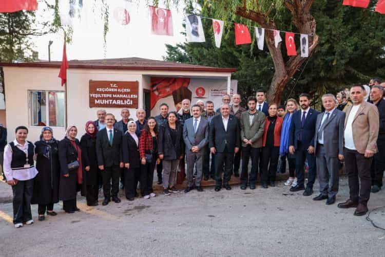 Keçiören Yeşiltepe Mahallesi’ne Yeni Muhtarlık Binası Kazandırıldı