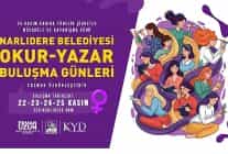 narlidere okur yazar gunleri 22 kasimda basliyor