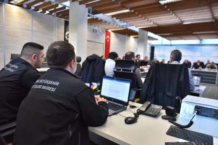 Bursa Büyükşehir'den kış tatbikatı