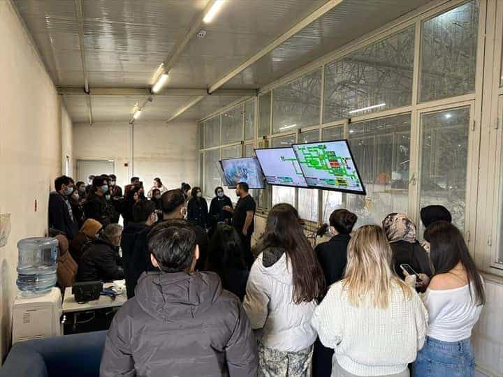 PAÜ Öğrencilerinden Kumkısık Atık Bertaraf Tesisi’ne Eğitim Ziyareti