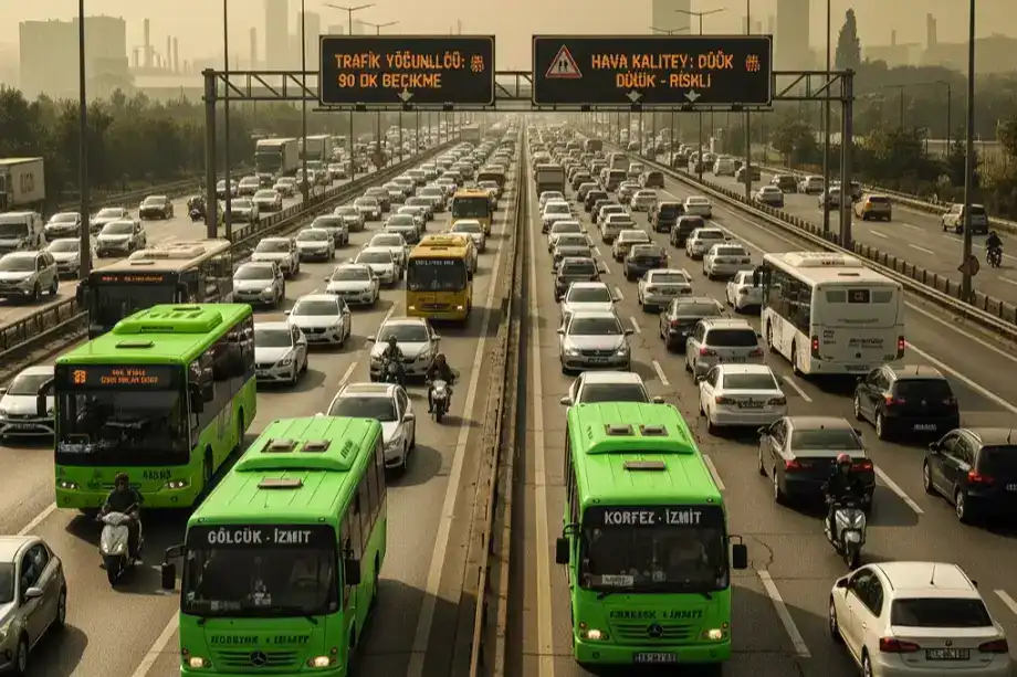 Kocaeli’de Araç Sayısı Nüfusu Geçti!