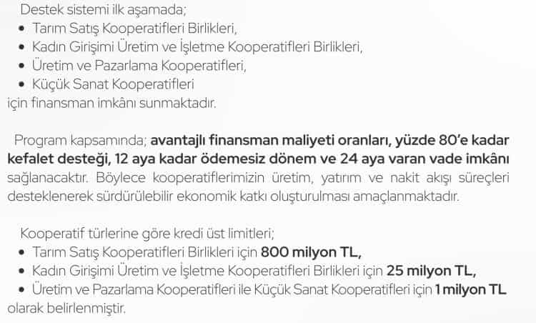 Kooperatiflere Finansman Nefesi