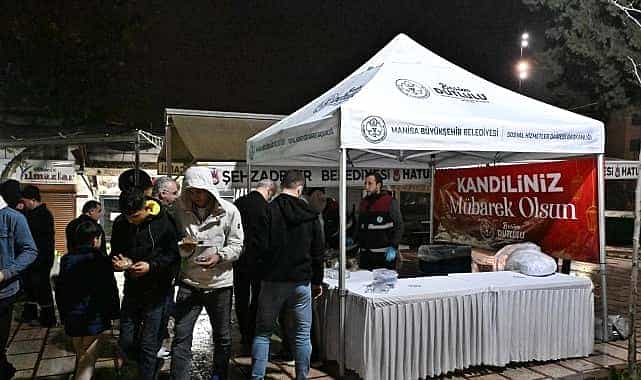manisa buyuksehirden regaip kandili ikrami
