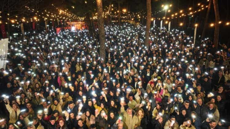 Denizli’de Yılbaşı Coşkusu Çamlık’ı Sardı