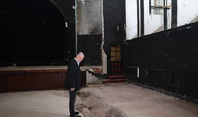 tarihi kultur merkezindeki restorasyon sona yaklasti