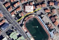 bahcelievler mahallesinde gecici trafik duzenlemesi